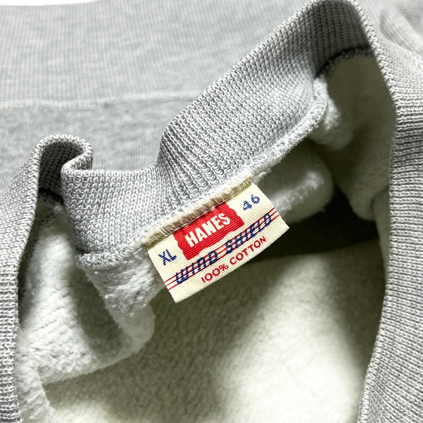 60's Hanes WIND SHIELD L/S Blank Sweat グレー Size (XL)