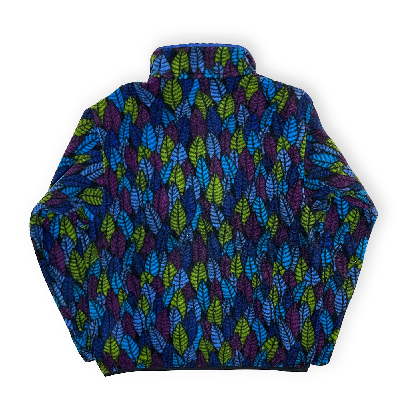 90's Patagonia Fleece Snap T "Leaf Pattern" Size (L)