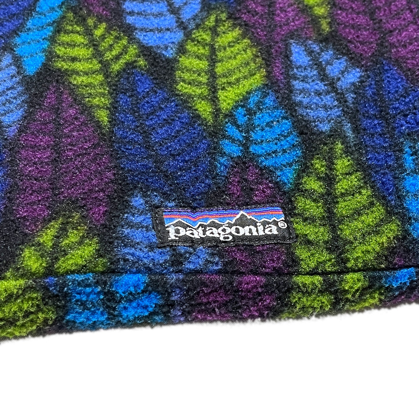 90's Patagonia Fleece Snap T "Leaf Pattern" Size (L)