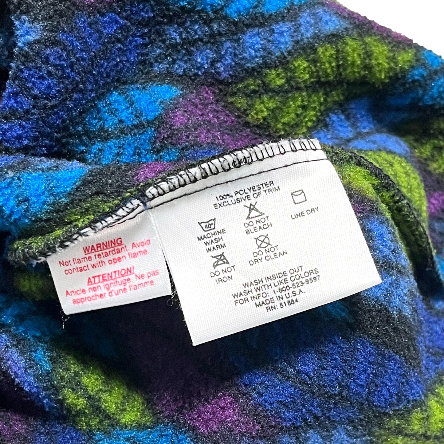 90's Patagonia Fleece Snap T "Leaf Pattern" Size (L)