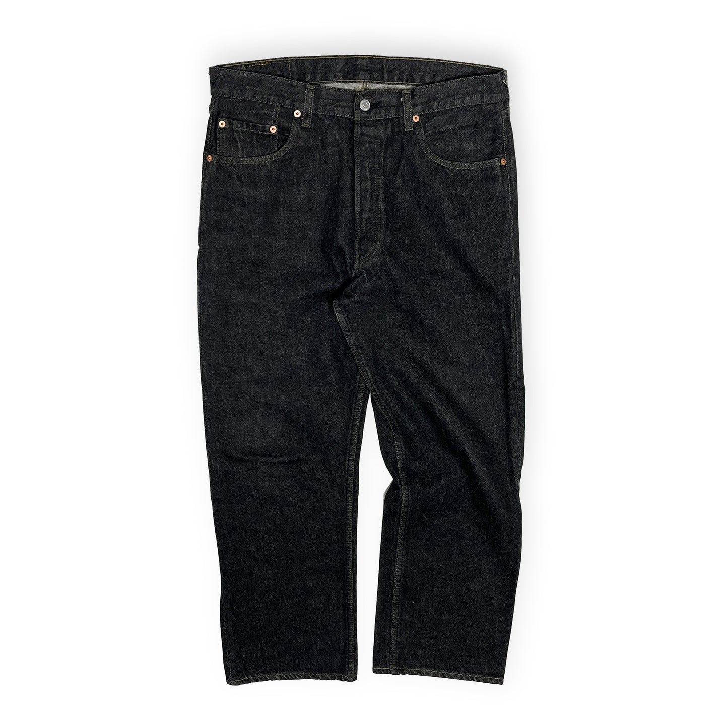 90's Levi's 501 Black Denim PT 先染め Size (W34.5 L27.5)位