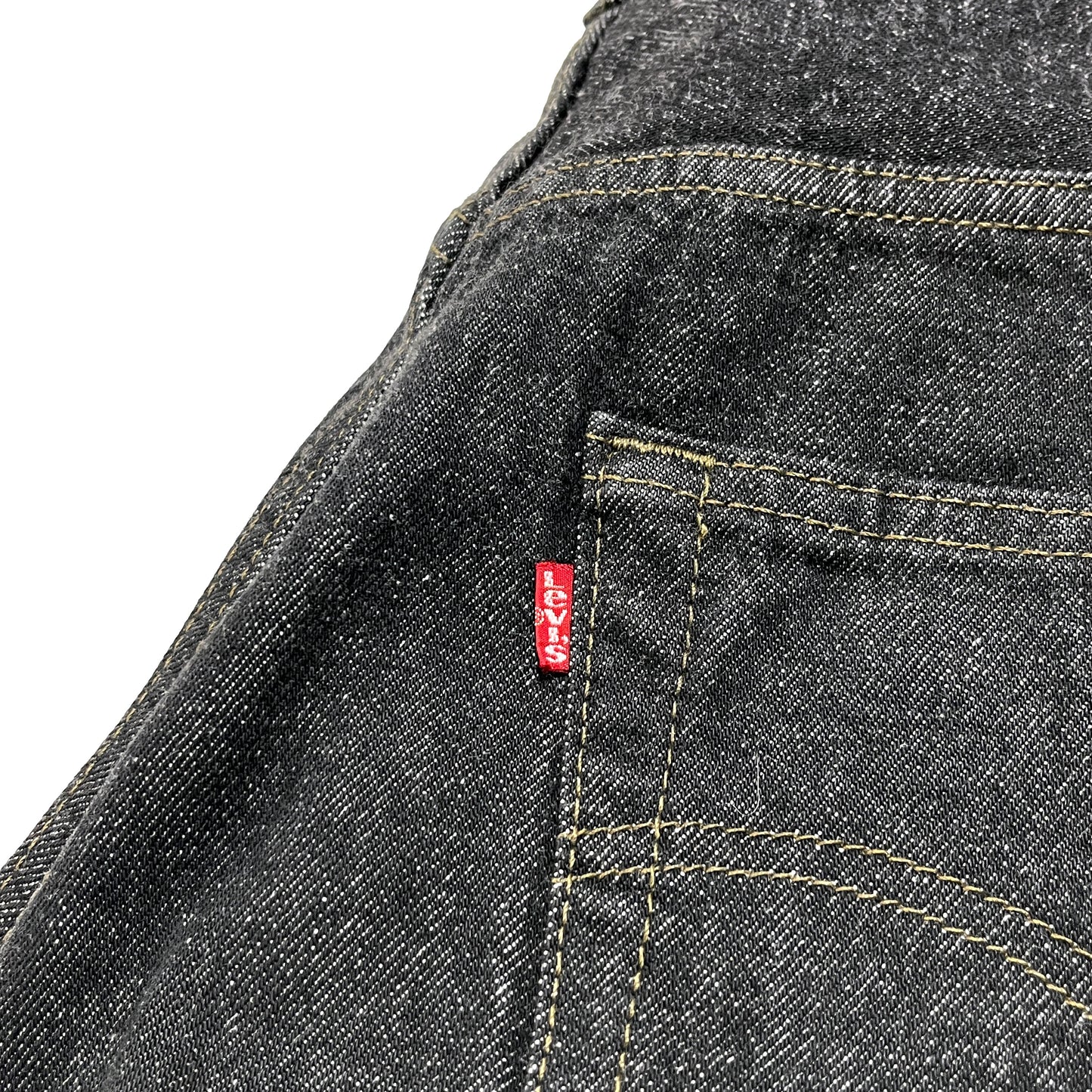 90's Levi's 501 Black Denim PT 先染め Size (W34.5 L27.5)位
