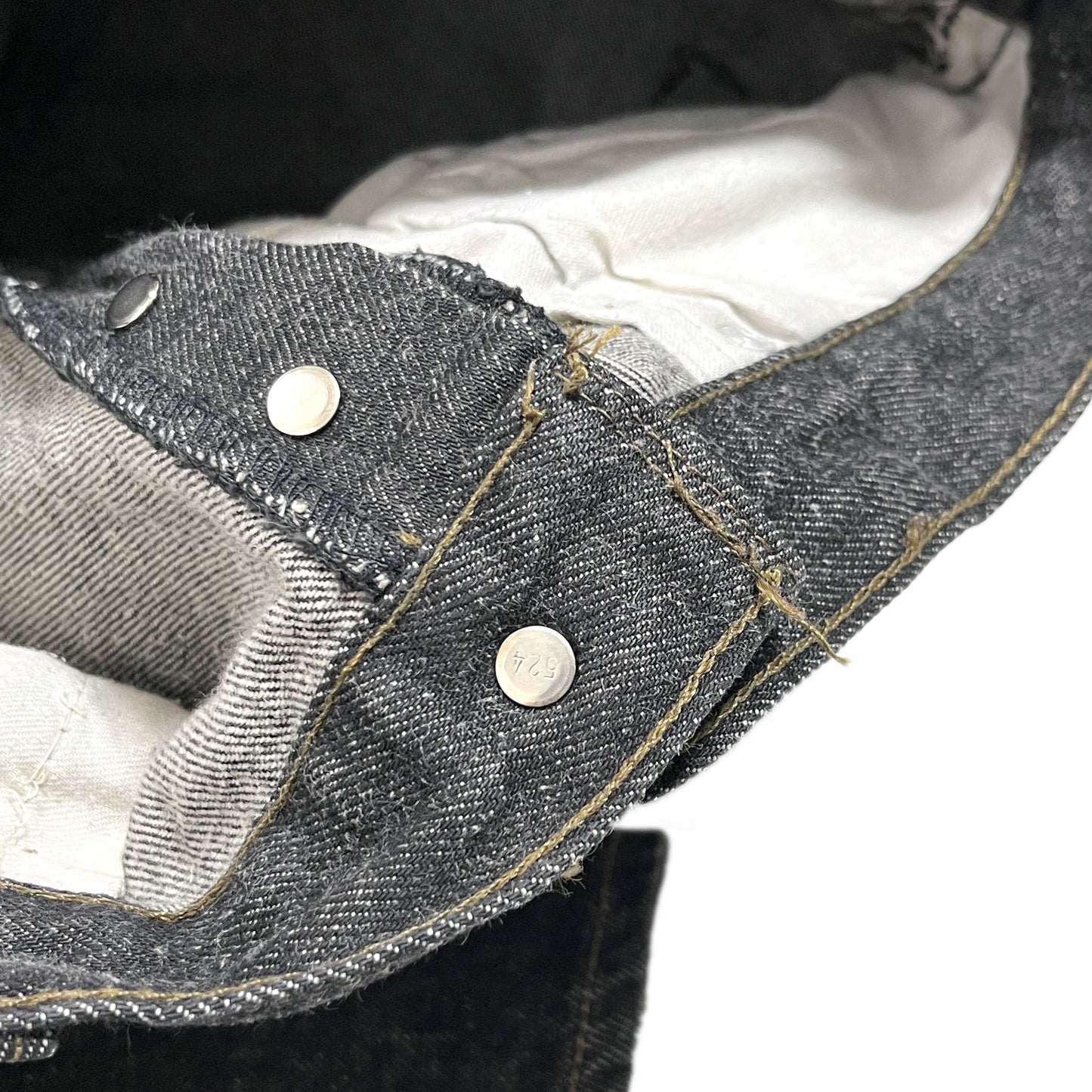 90's Levi's 501 Black Denim PT 先染め Size (W34.5 L27.5)位