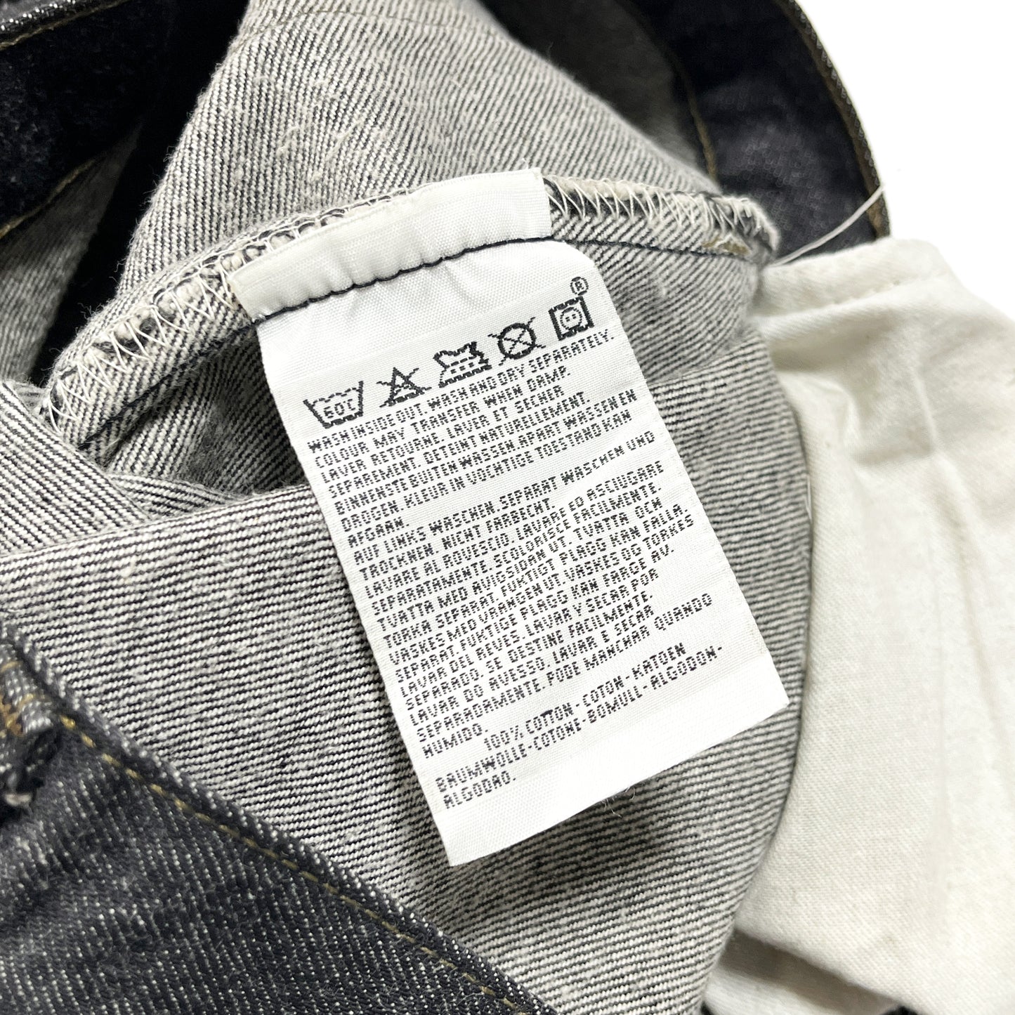 90's Levi's 501 Black Denim PT 先染め Size (W34.5 L27.5)位