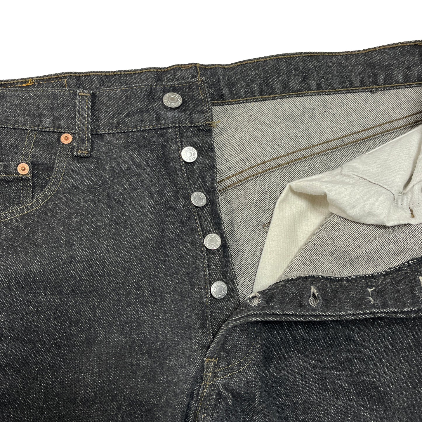 90's Levi's 501 Black Denim PT 先染め Size (W34.5 L27.5)位