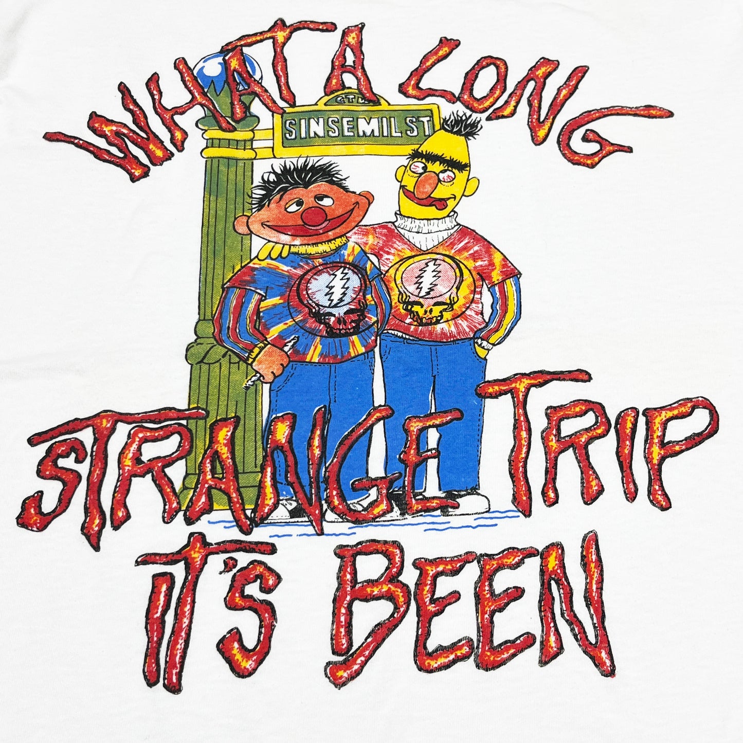 80's〜 Touch of Gold Gratefuldead T "Sesame Street" Size (L) レア!