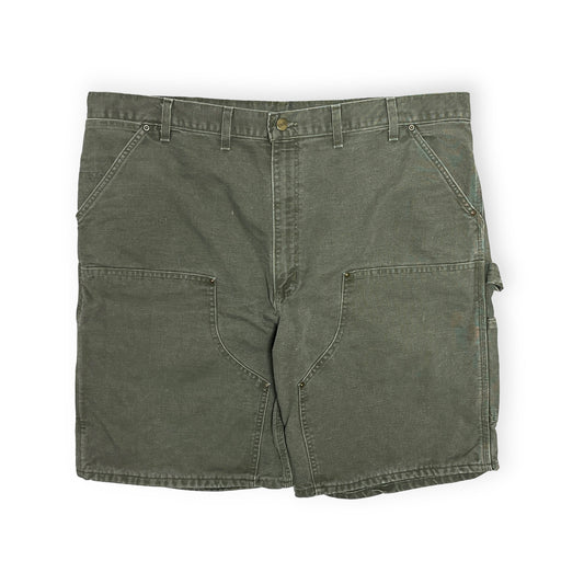 アメリカ製 Carhartt Duck オリジナル Shorts モスグリーン Size (W43)位