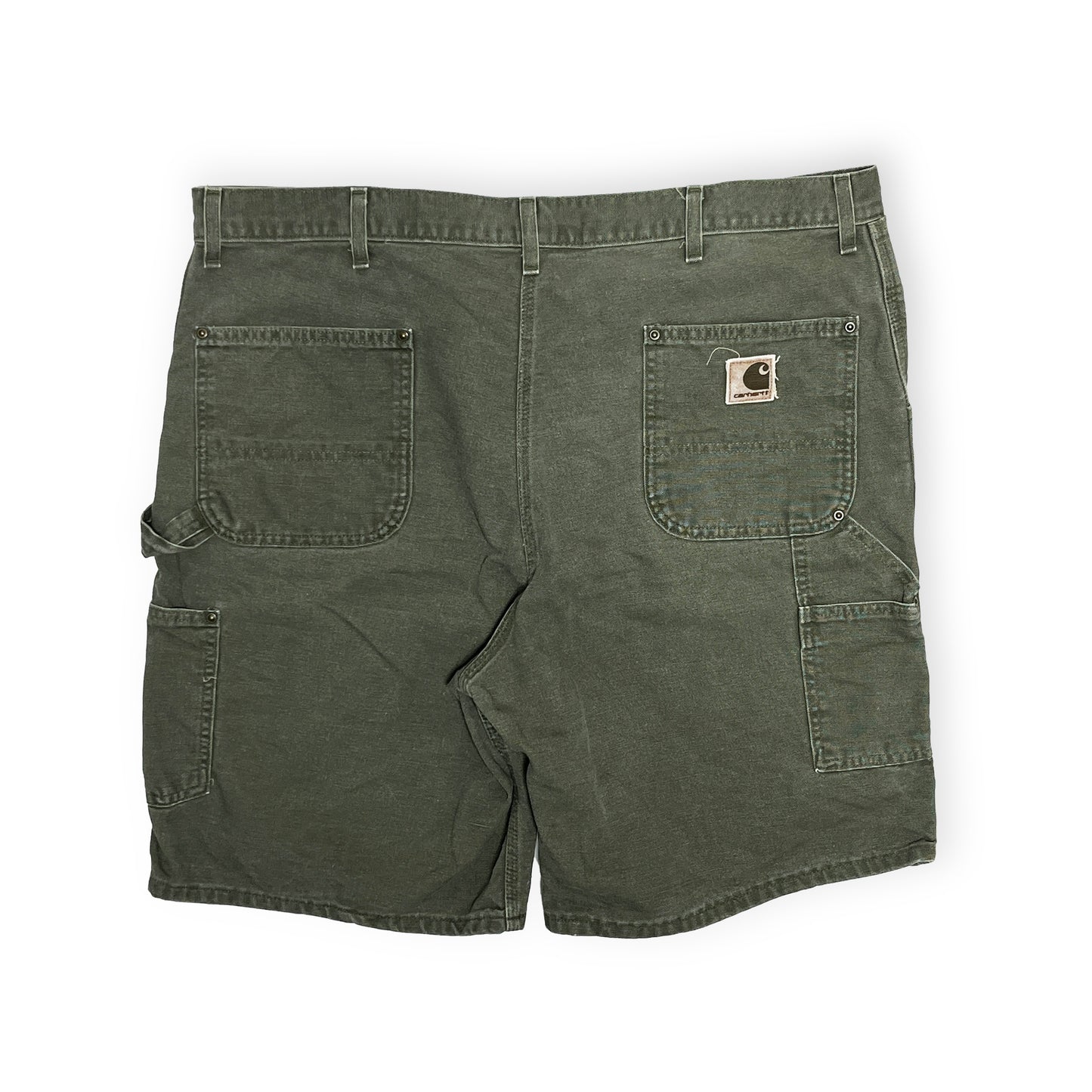 アメリカ製 Carhartt Duck オリジナル Shorts モスグリーン Size (W43)位