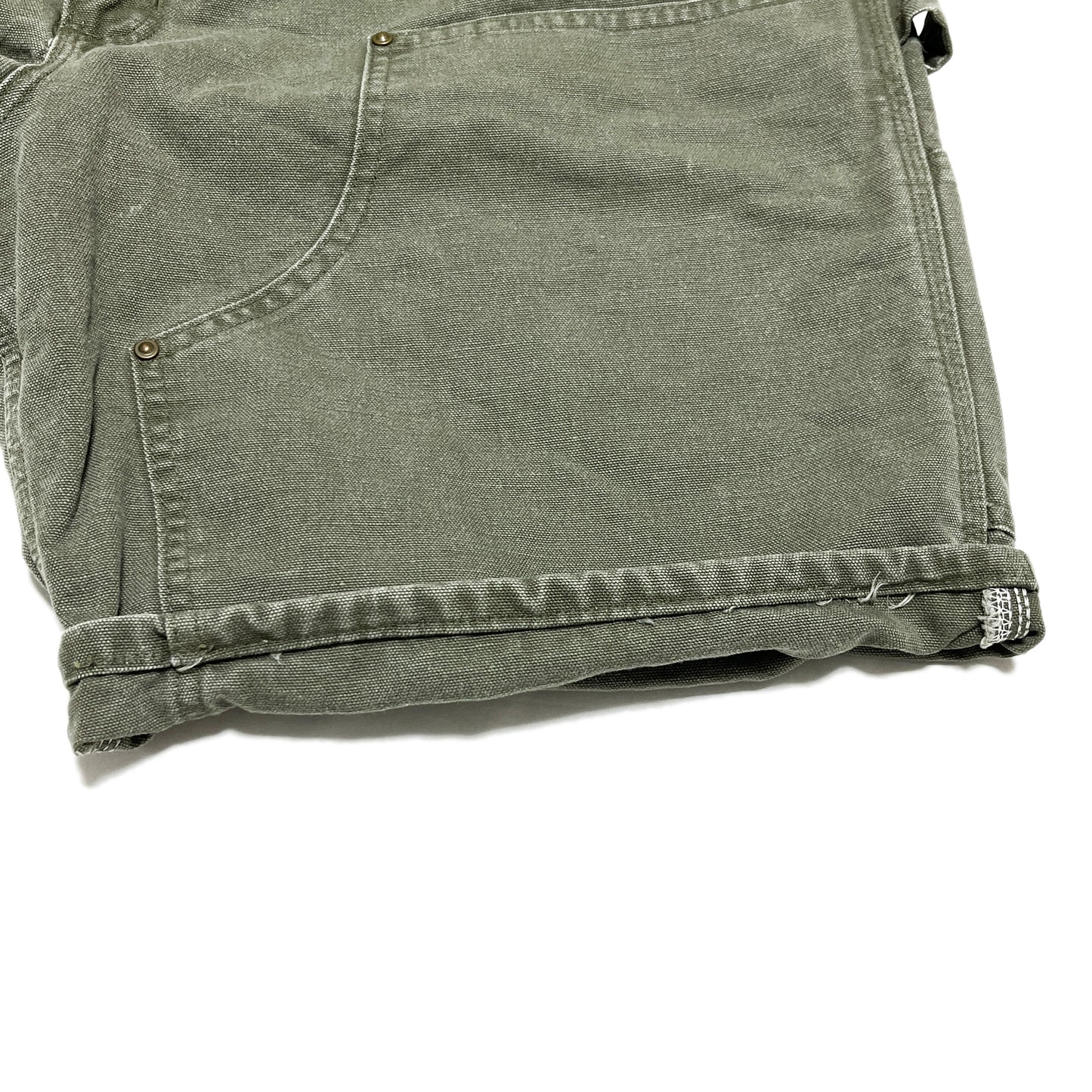 アメリカ製 Carhartt Duck オリジナル Shorts モスグリーン Size (W43)位