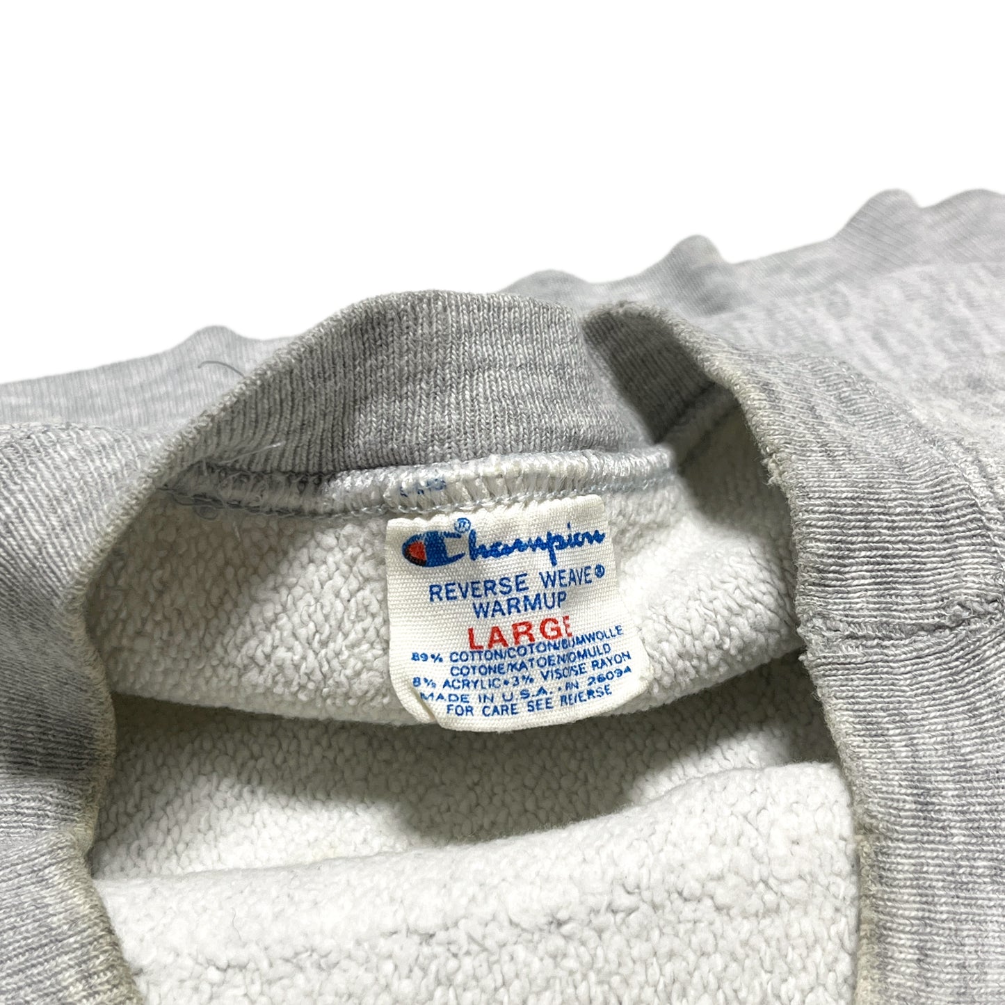 80's Champion プリントタグ R/W "YALE" Size (L) レア!