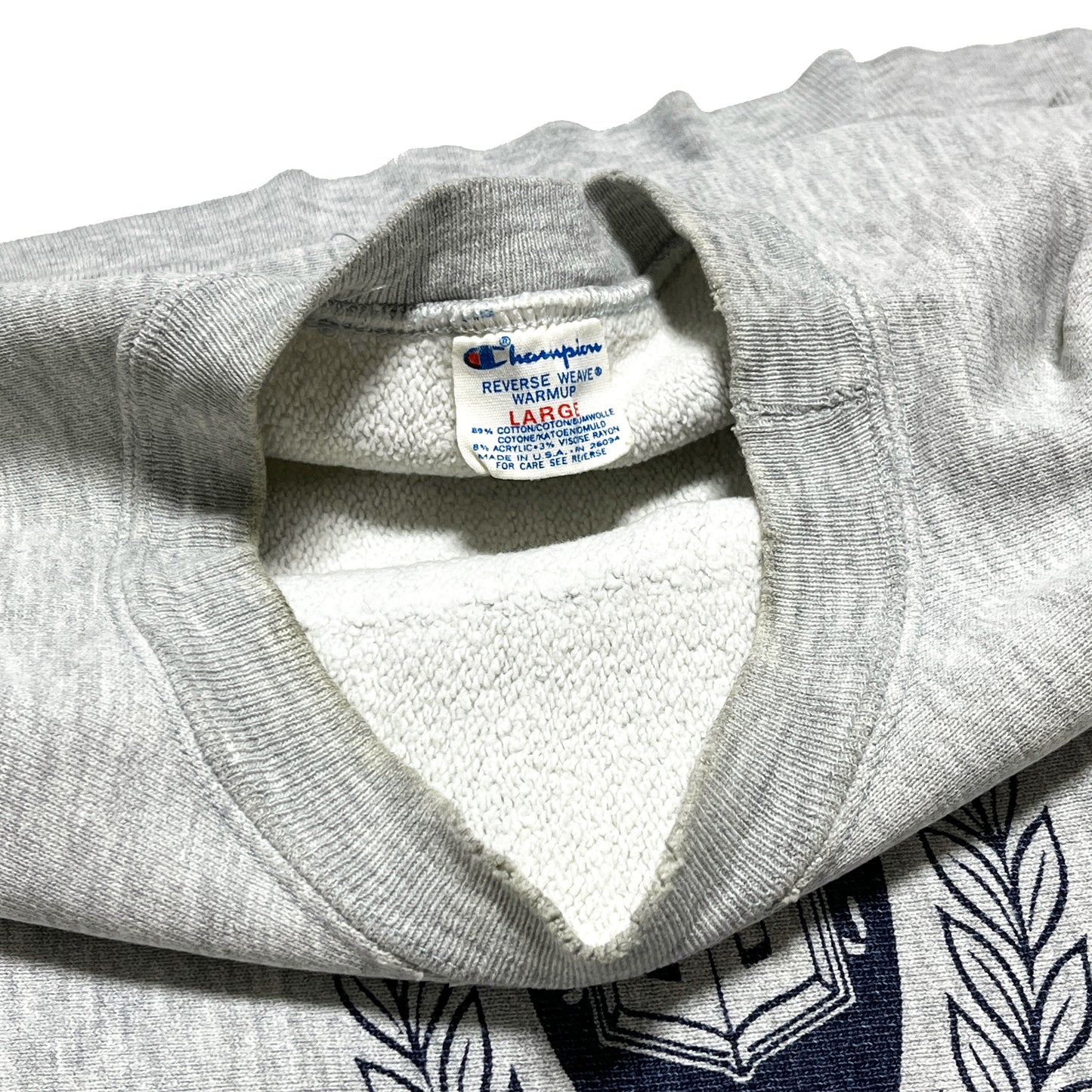 80's Champion プリントタグ R/W "YALE" Size (L) レア!