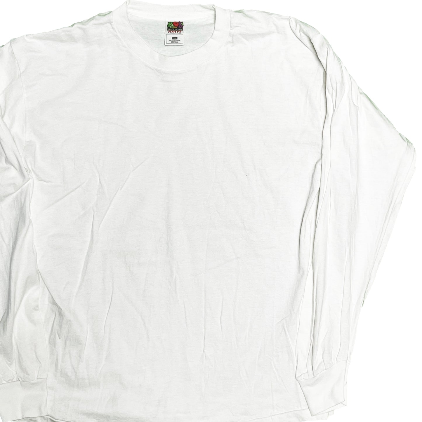 90's FRUIT OF THE LOOM L/S Blank T Size (XL)