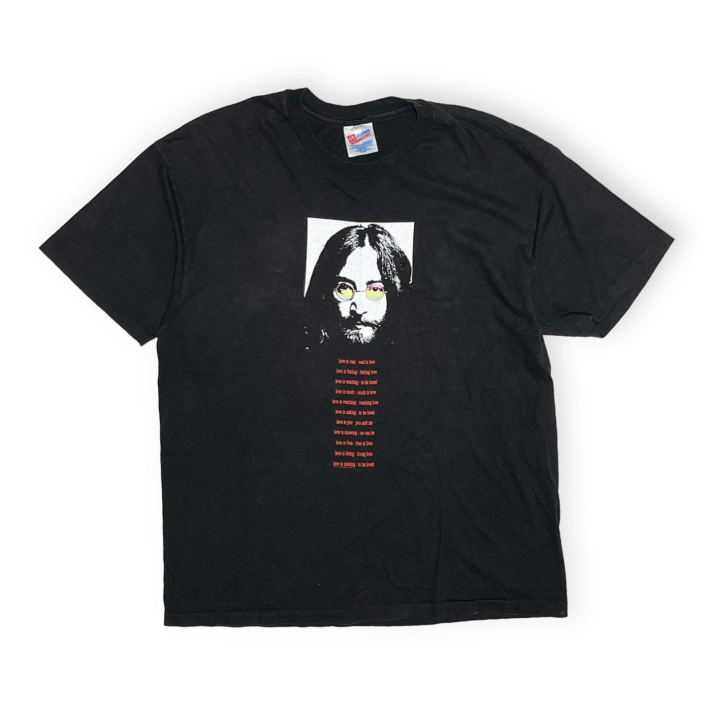 90's Hanes John Lennon T "Love" Size (XL)