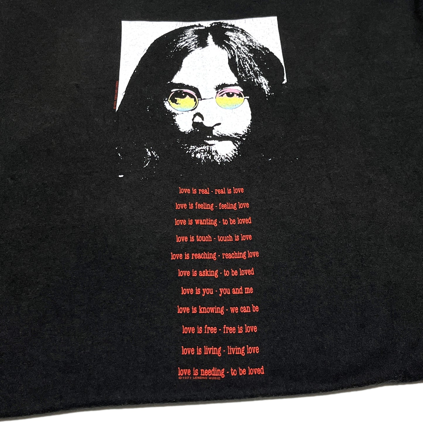 90's Hanes John Lennon T "Love" Size (XL)