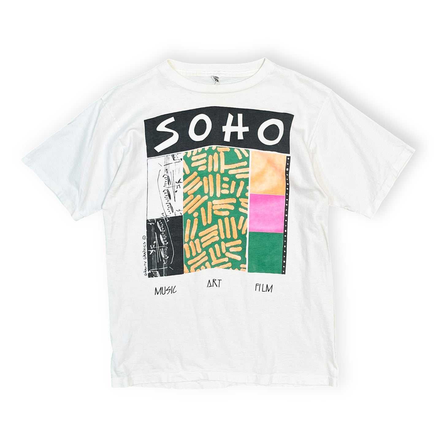 80's〜 GRAVITY GRAPHICS "SOHO" T Size (L)位