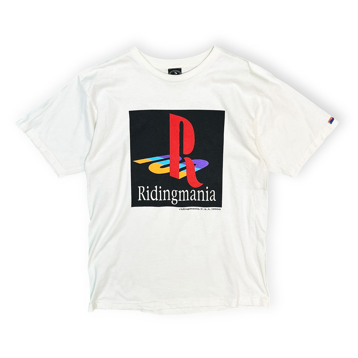 00's Ridingmania T プレイステーションパロディー Size (M)