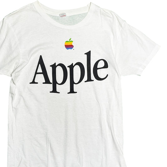 80's Hanes Apple T レインボーロゴ Size (L)