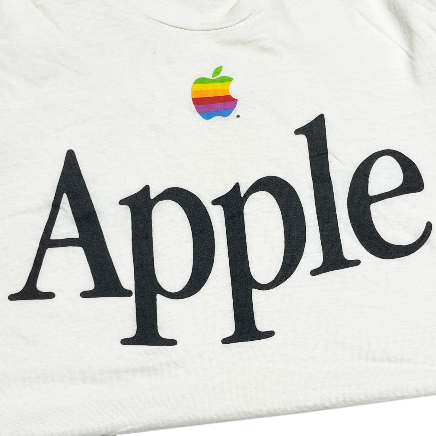 80's Hanes Apple T レインボーロゴ Size (L)