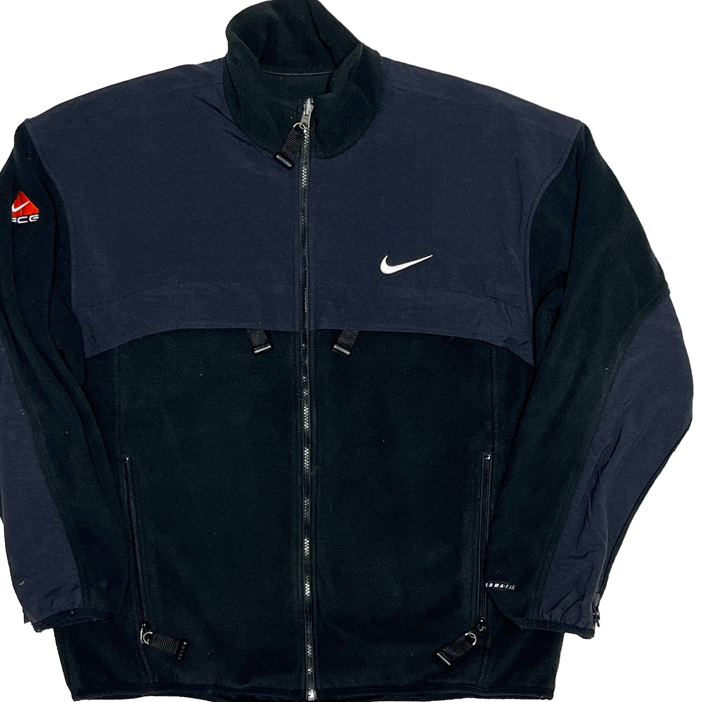 90's NIKE ACG Fleece Zip JKT ブラック Size (L)