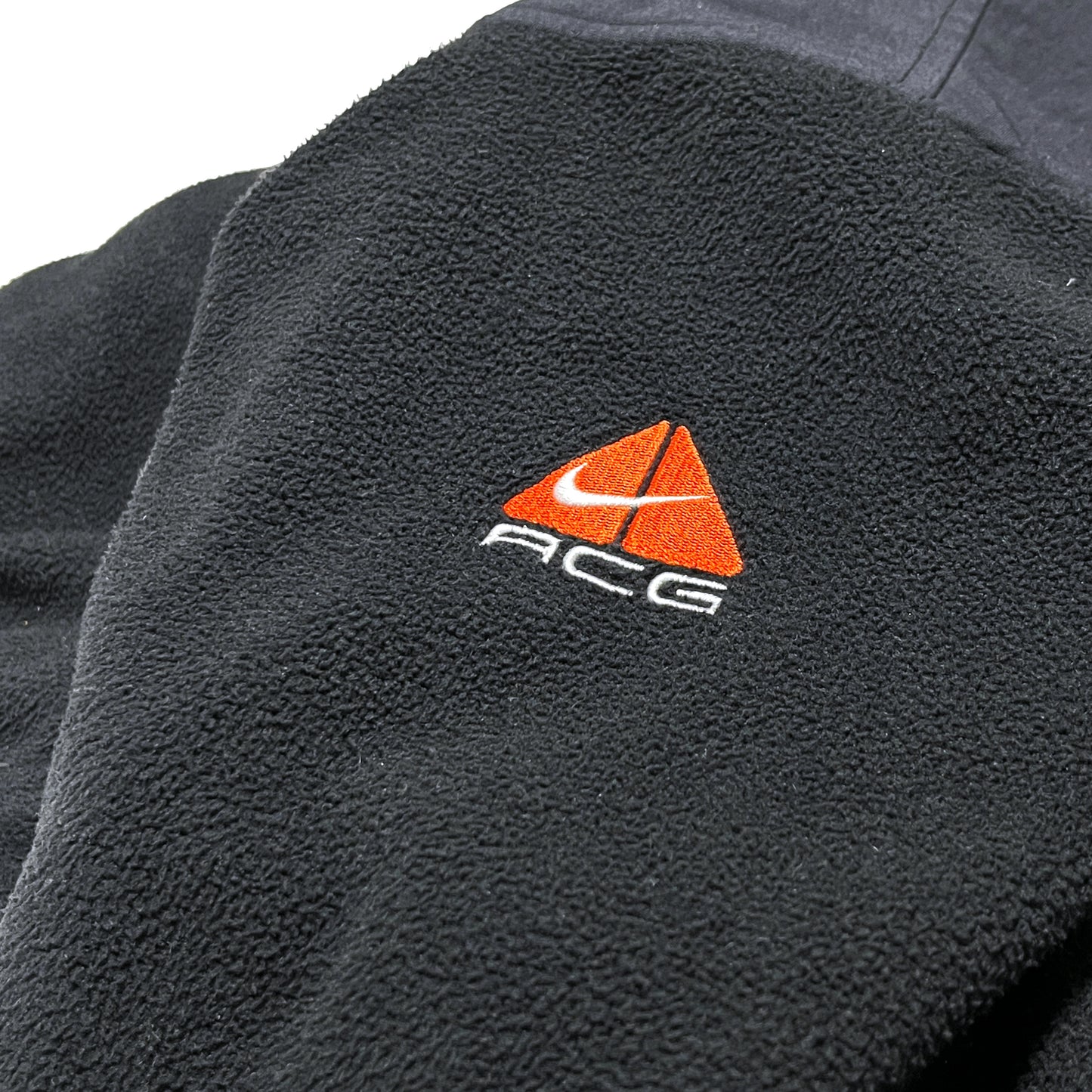 90's NIKE ACG Fleece Zip JKT ブラック Size (L)
