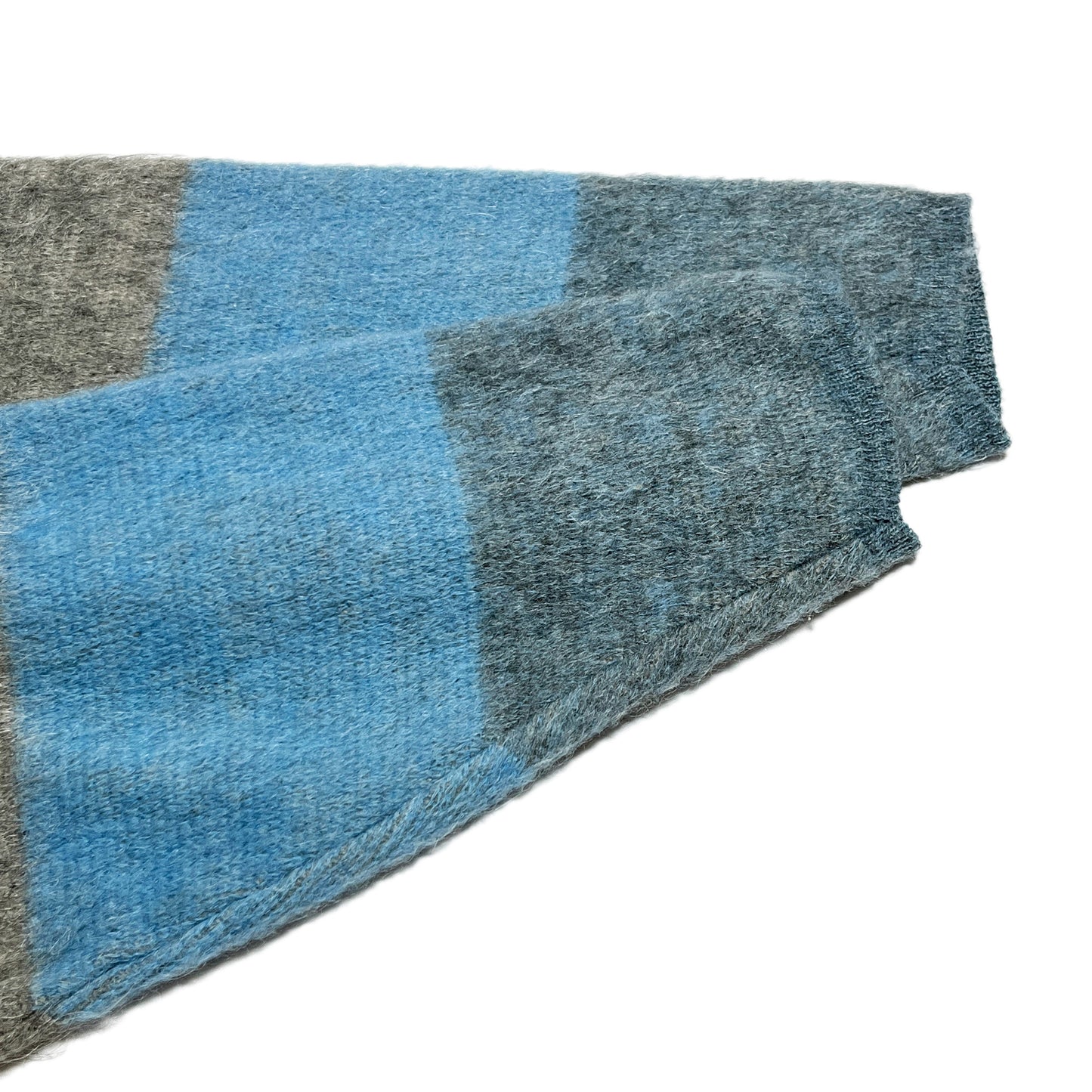 70's Sears Border Mohair Cardigan Size (XL) ビッグサイズ!