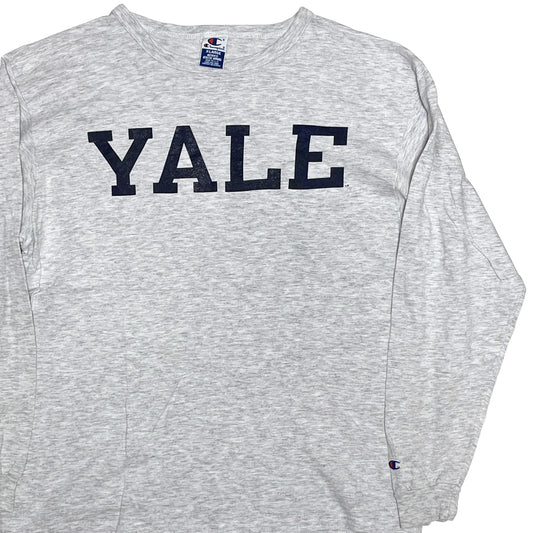 90's Champion L/S T "YALE" Size (XL)