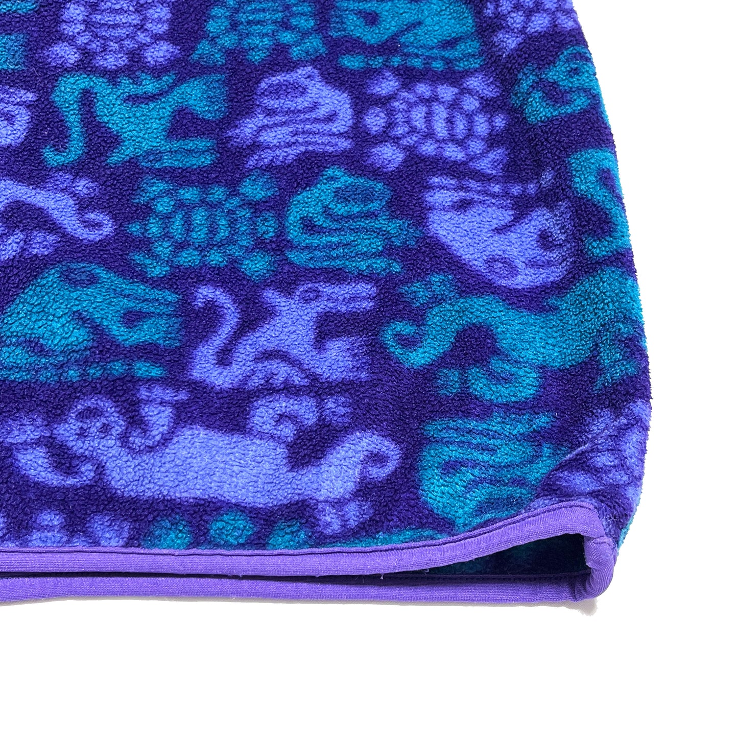 90's Patagonia Fleece Snap T "CREATURES" Size (XL) レア!
