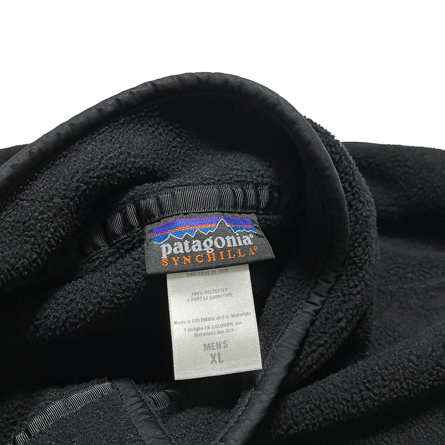 00's Patagonia Fleece Snap T Black Size (XL)