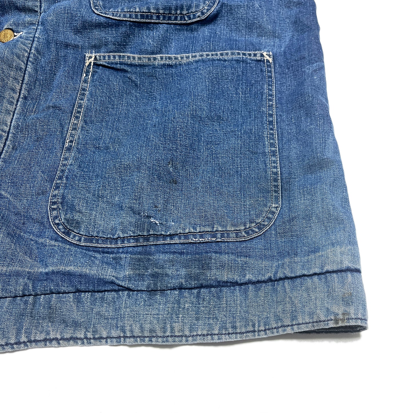 60's Carhartt "Triple Name" Denim Coverall Size (48) レア!
