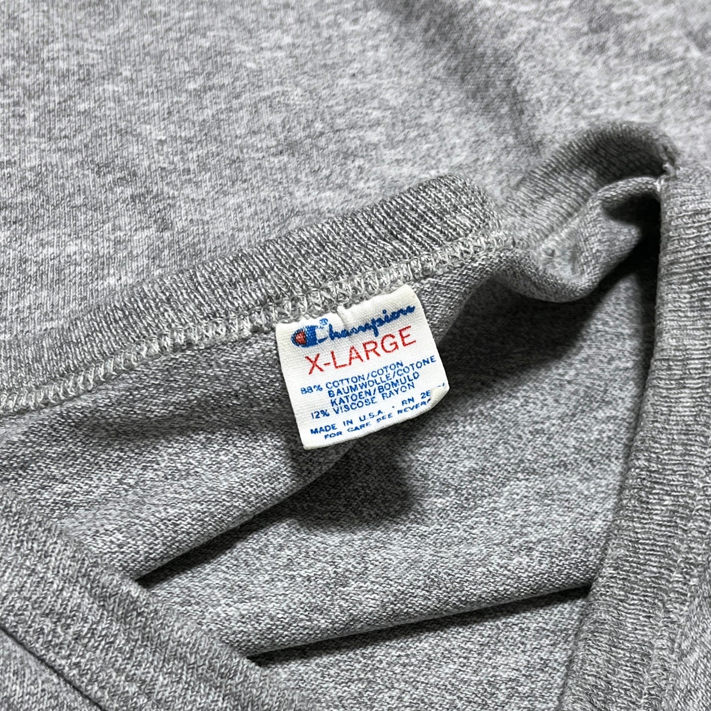 80's Champion トリコタグ Blank T グレー Size (XL)