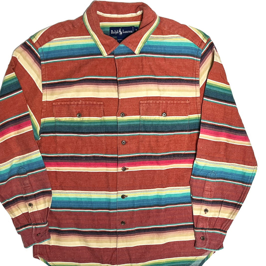 Ralph Lauren L/S SH Native Border Size (M)
