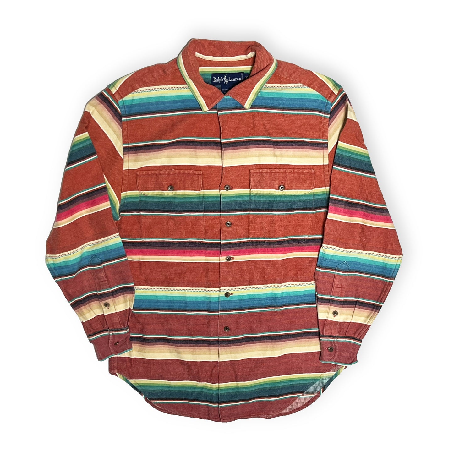 Ralph Lauren L/S SH Native Border Size (M)