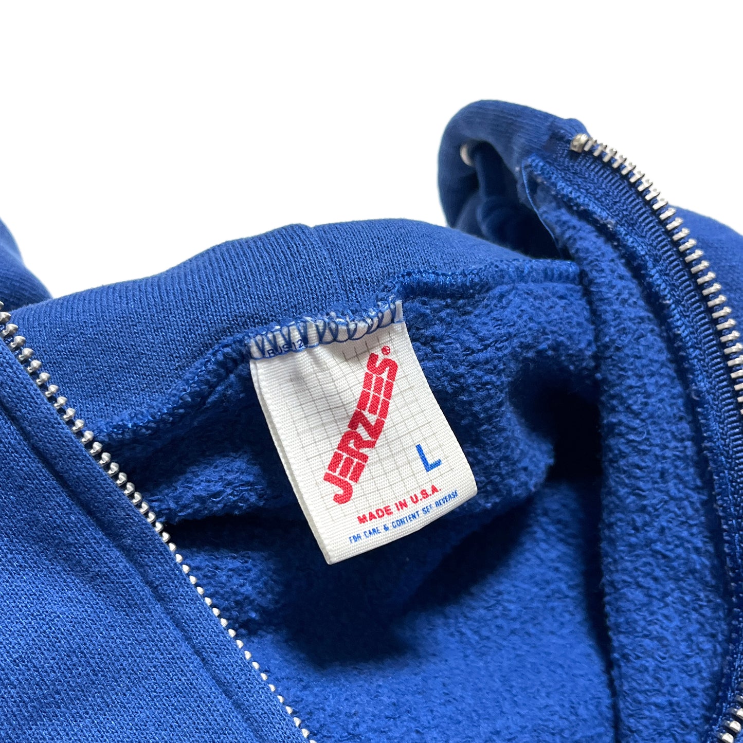 80's〜 JERZEES Zip Parka Blue Size (L)