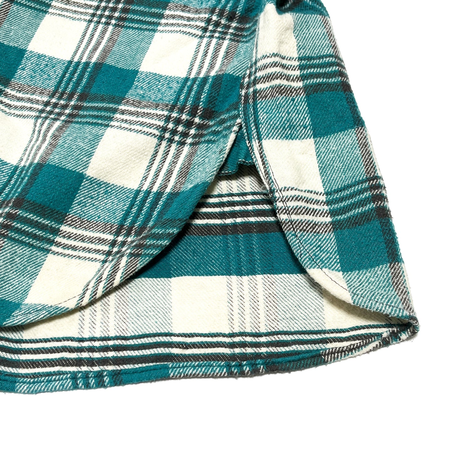 50's Pilgrim Nel SH マチ付き 極上配色パターン Size (XL)位 ビッグサイズ!