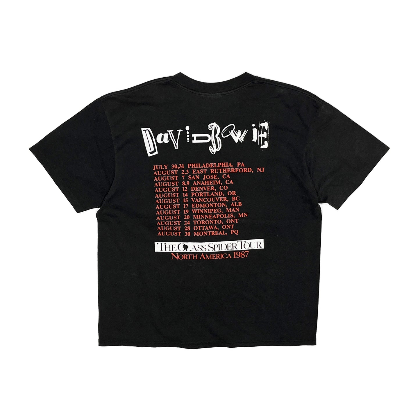 80's Spring Ford DAVID BOWIE T Size (XL)