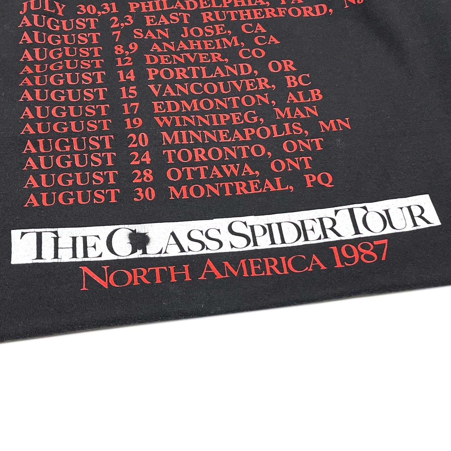 80's Spring Ford DAVID BOWIE T Size (XL)