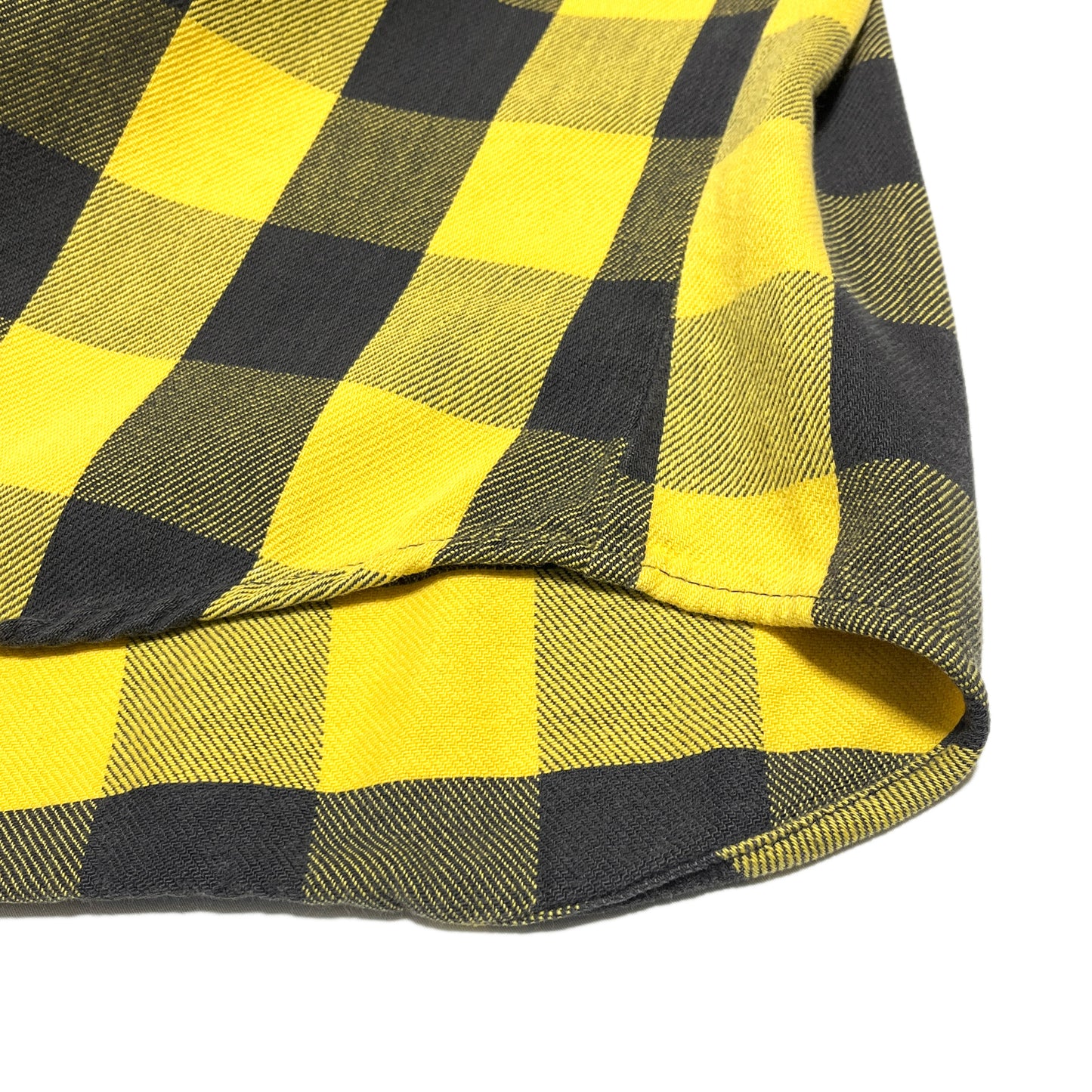 70's FIVEBROTHER Nel SH ブロックチェック 極上配色 Size (L)