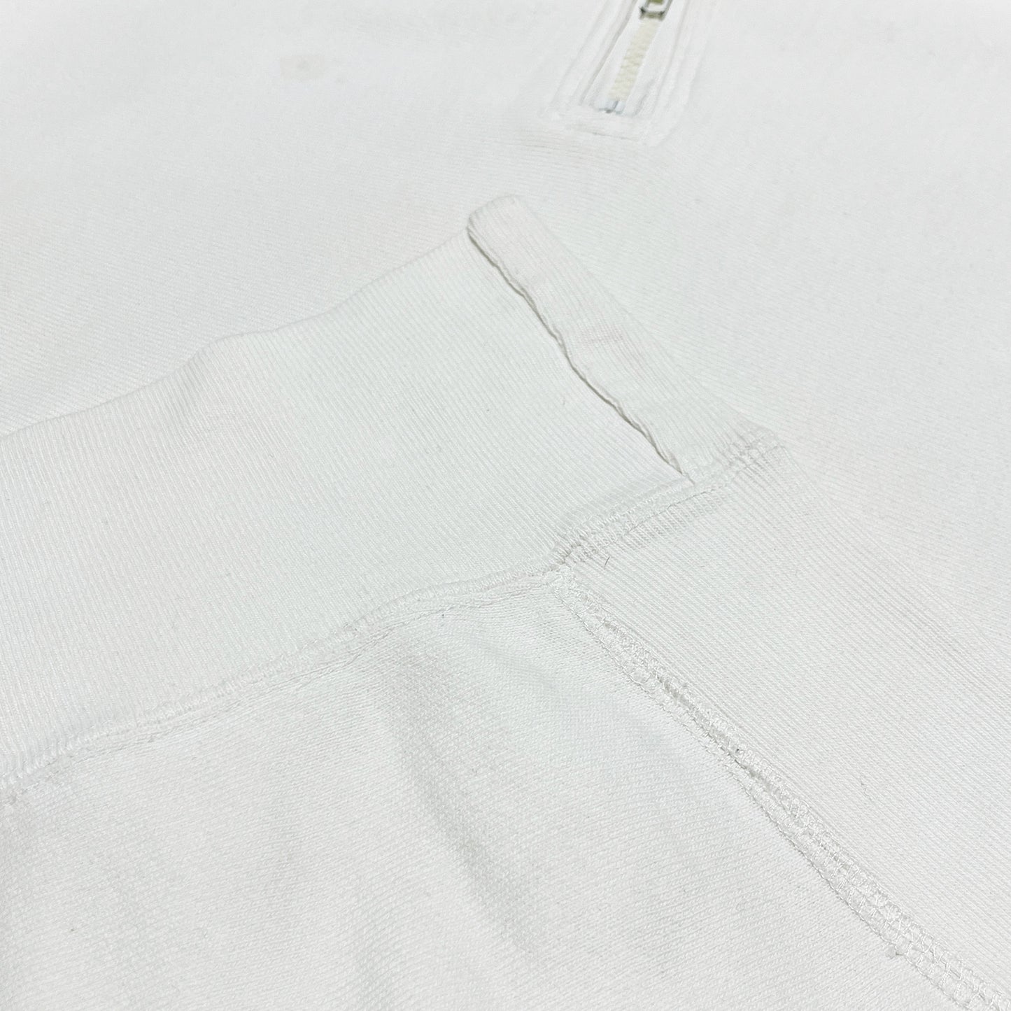 80's Champion プリントタグ R/W ハーフジップ Size (M) レア!