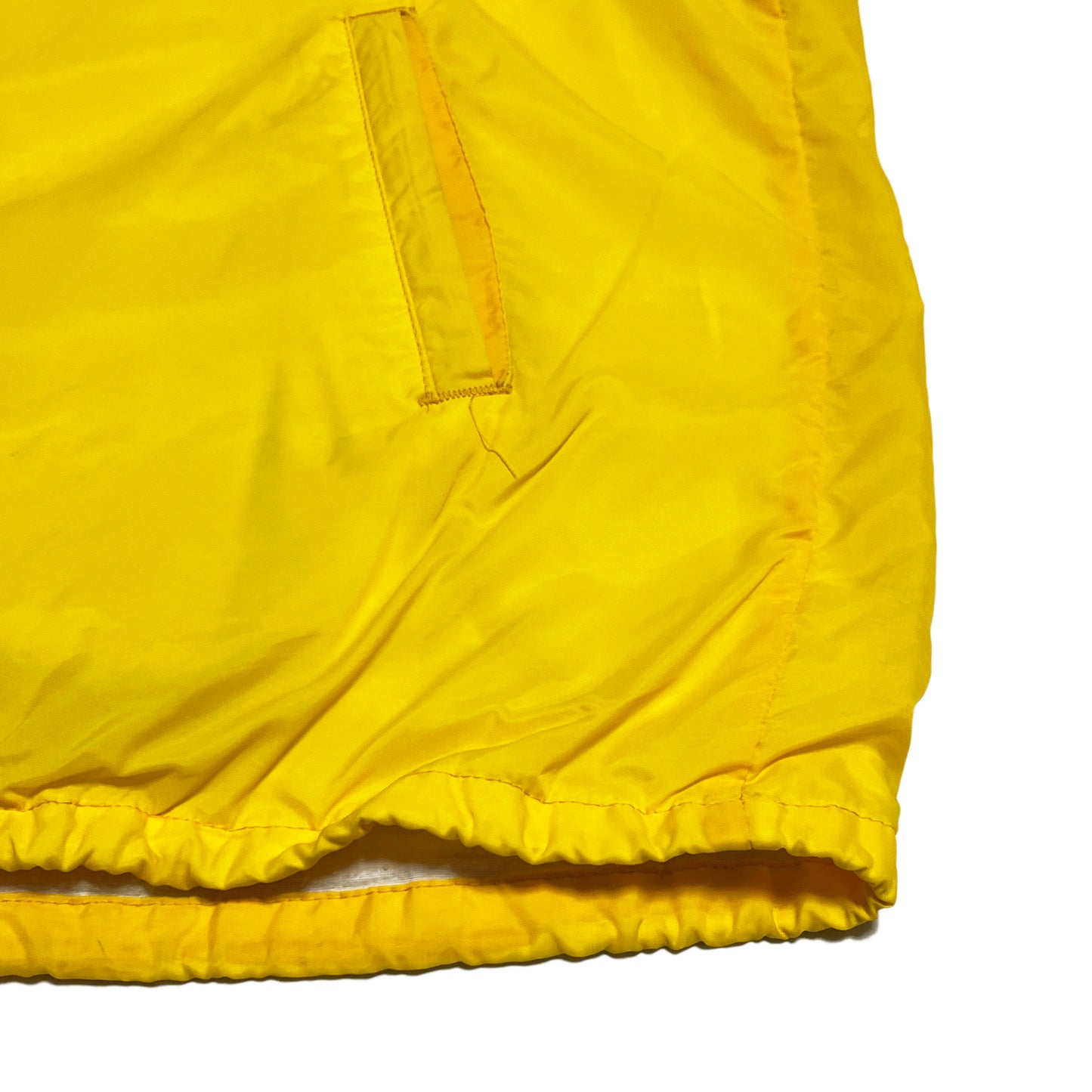 70s Champion Coach JKT "ALL-ARMY SPORTS" XL ディテール 黄色のコーチジャケットのプリント
