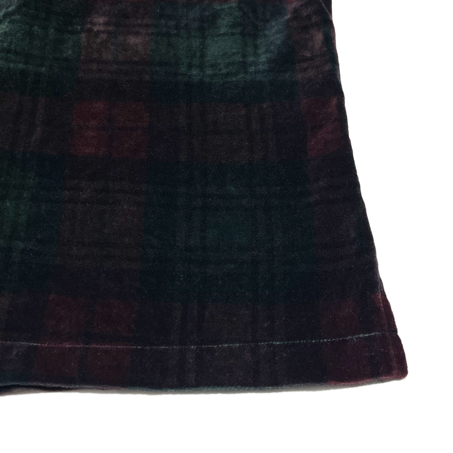 Ralph Lauren Velor Check L/S SH 好配色パターン XL アメリカ製 ディテール 2 ベルタ素材の質感 チェック柄