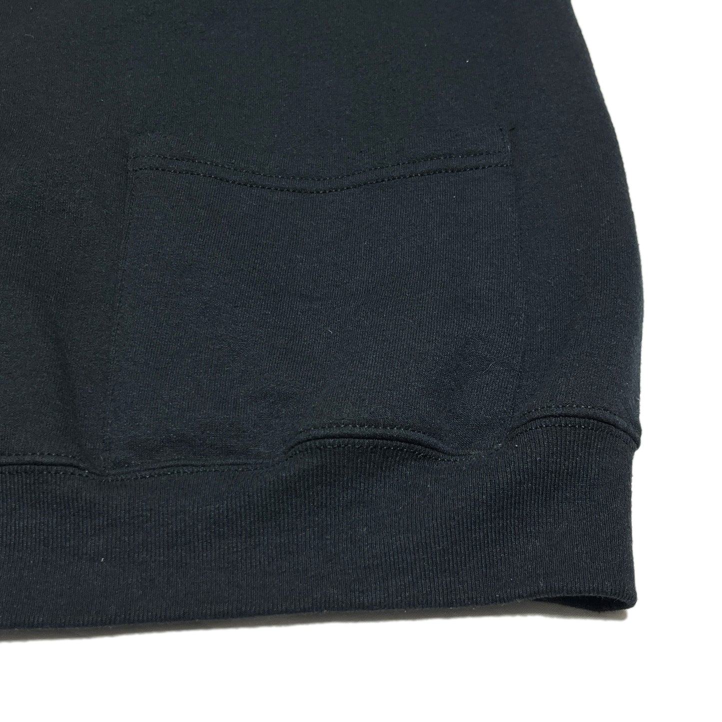 00s JERZEES Sweat Cardigan ブラック L/XL ディテール 袖口 裾