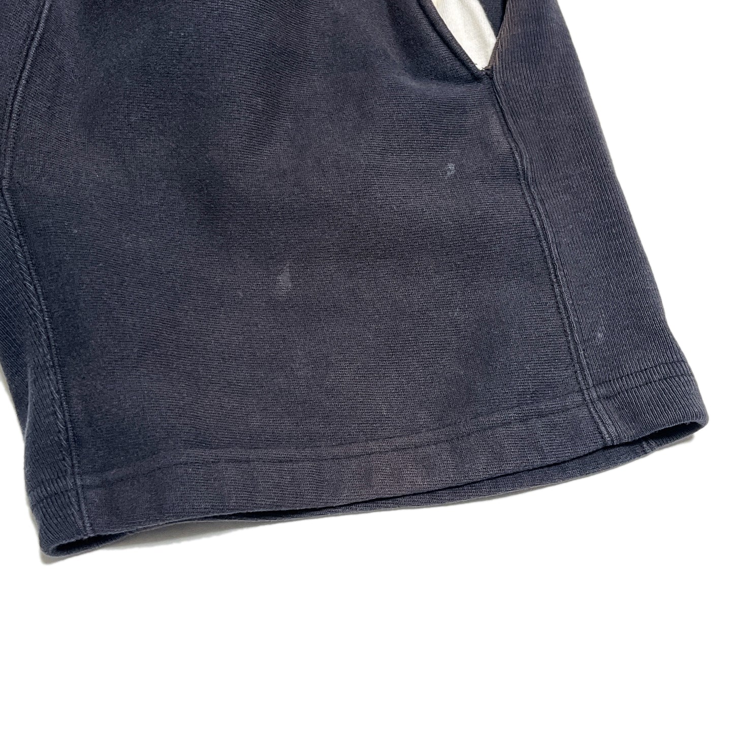 90's Champion R/W Shorts ブラック 目無し Size (L) レア!