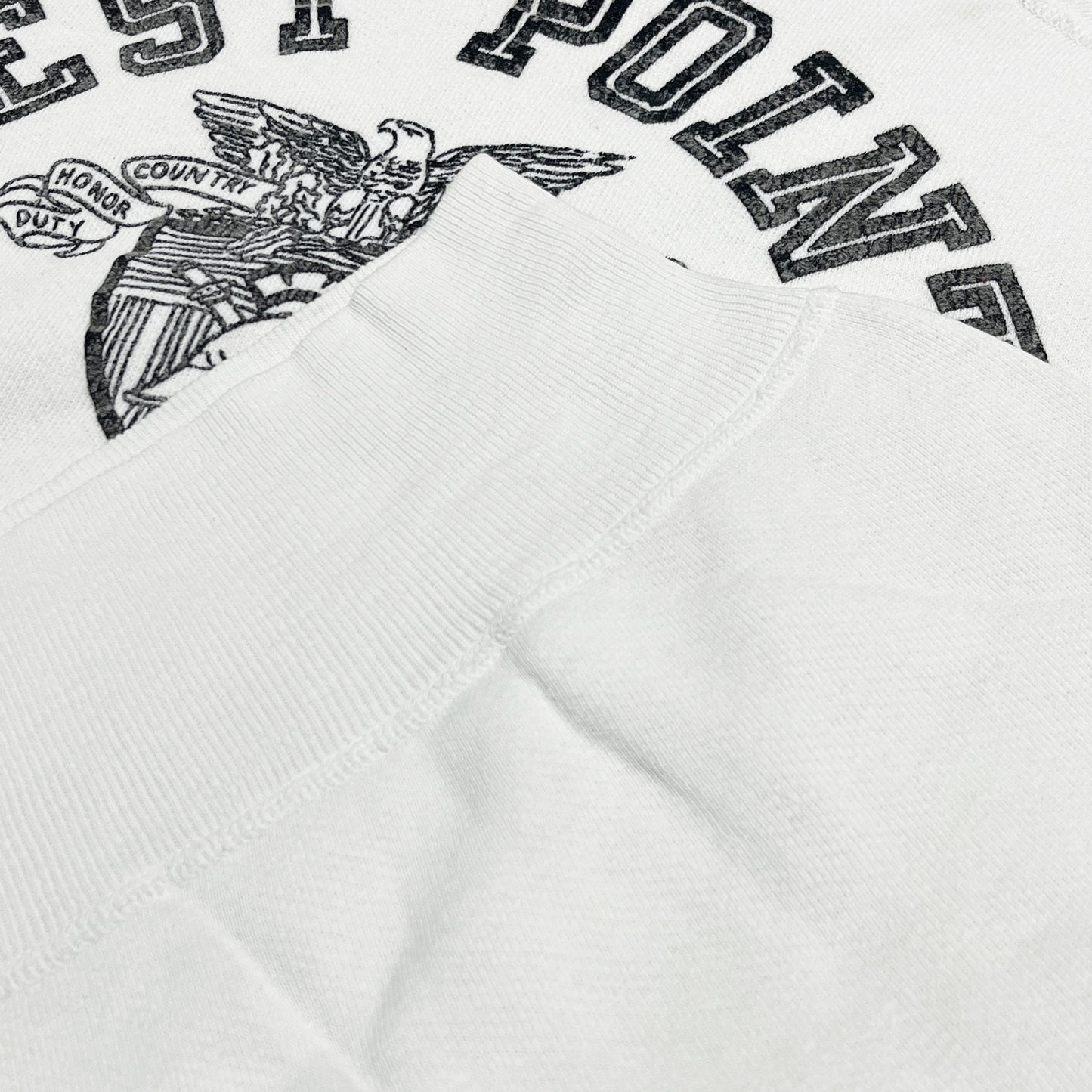60's Champion Run Tag Sweat "WEST POINT" Flocky Print Size (XL)