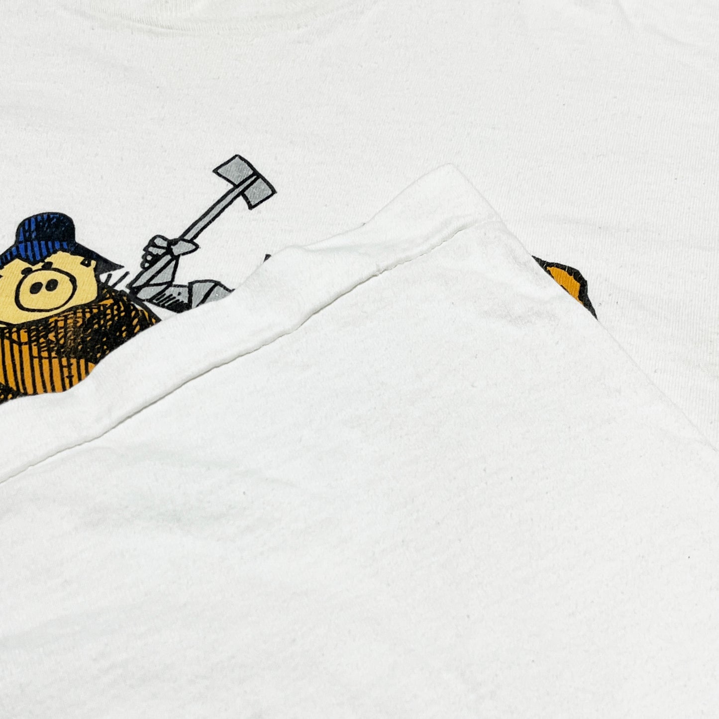 90's FRUIT OF THE LOOM "THE WIZARD OF HOGS" パロディー T Size (XXL)