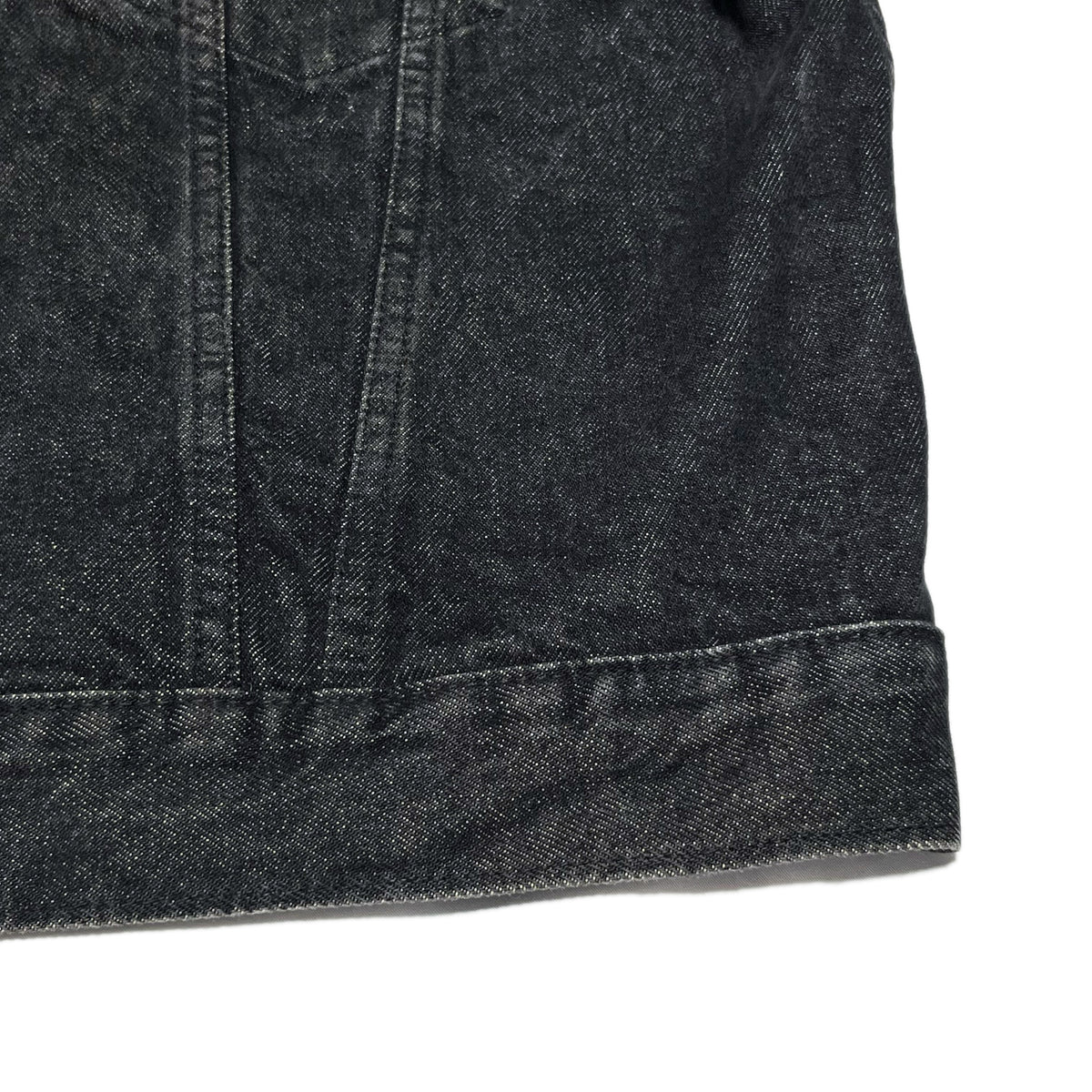 80's Levi's 75505 先染め Black Denim JKT 濃黒 カナダ製 Size (46) ビッグサイズ!