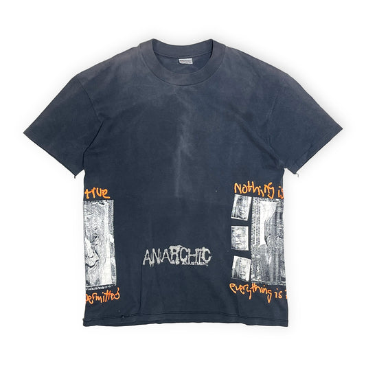 80's〜 ANARCHIC ADJUSTMENT T "Nothing Is True Everything Is Permitted" Size (L) スペシャル!