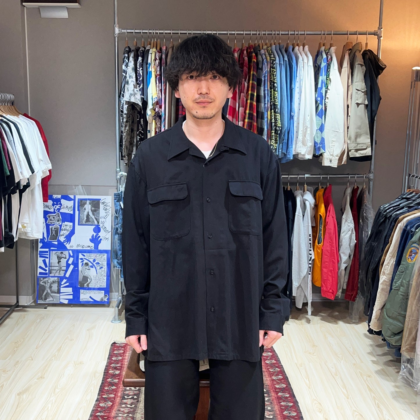 90's Calvin Klein Jeans L/S SH Black Size (XL)