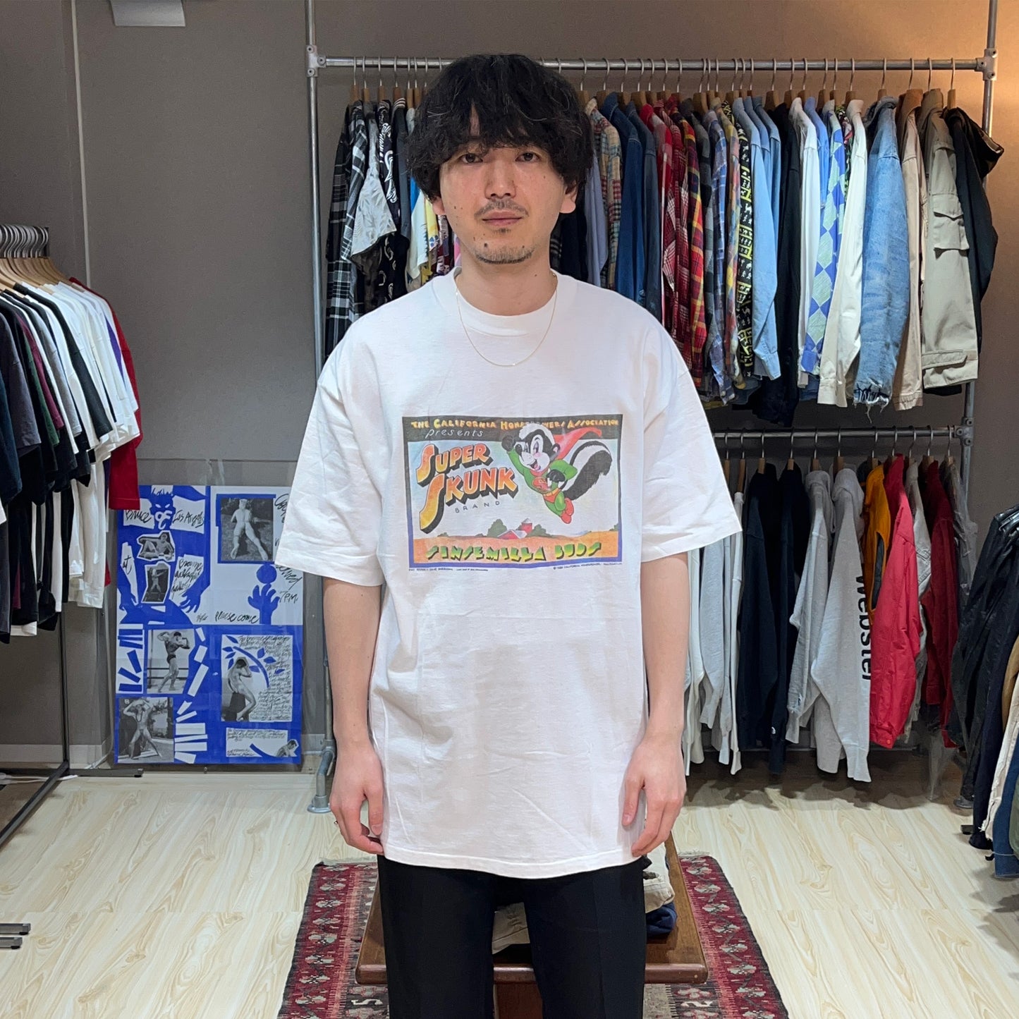 90's Hanes Super Skunk Brand T Size (XL)