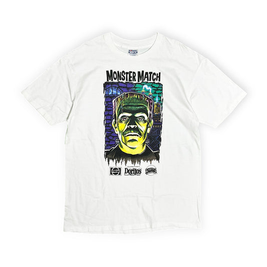 90's Hanes Universal Monsters "Frankenstein MONSTER MATCH" T Size (XL) レア!