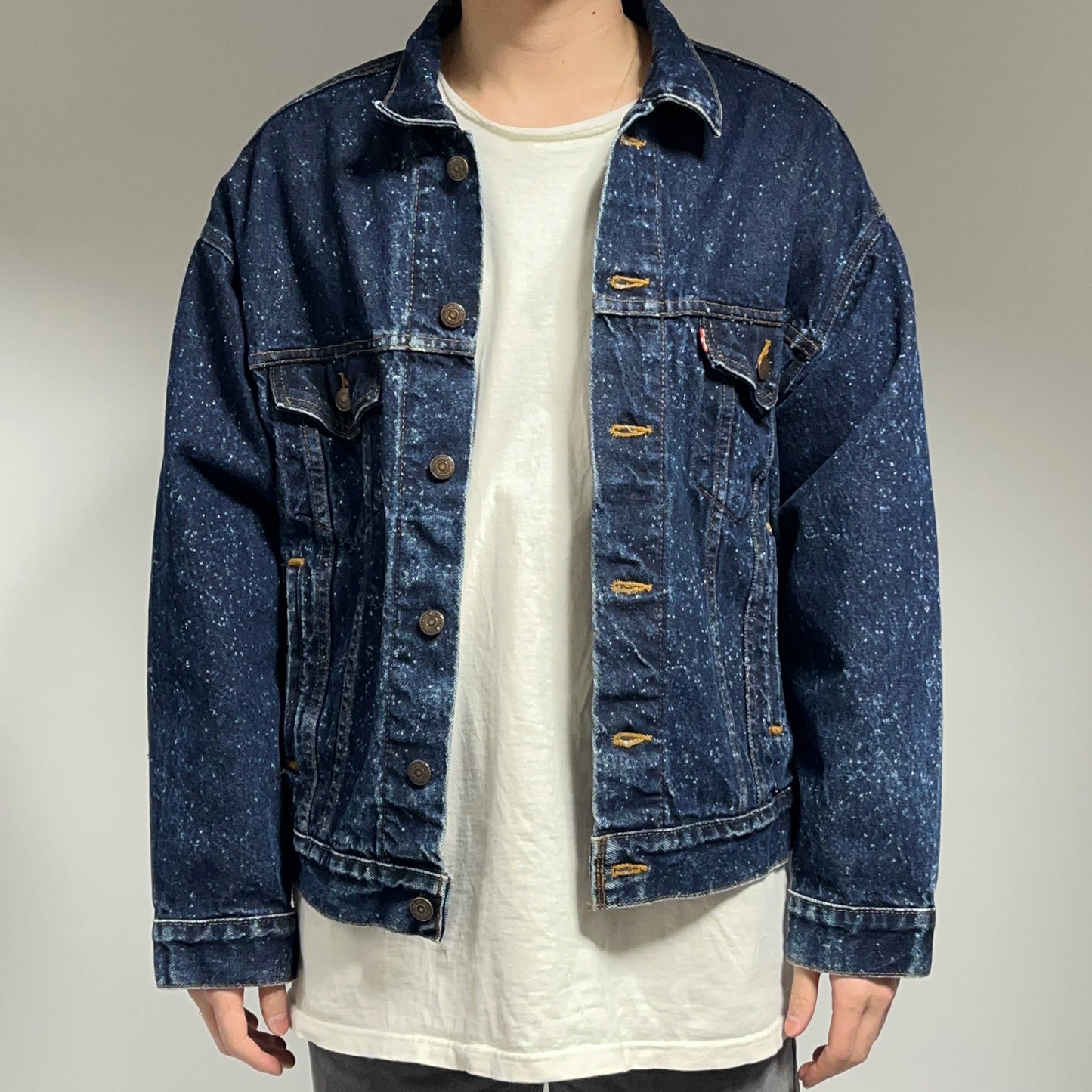 80's LEVI'S 70507 Galactic Wash JKT Size (L)